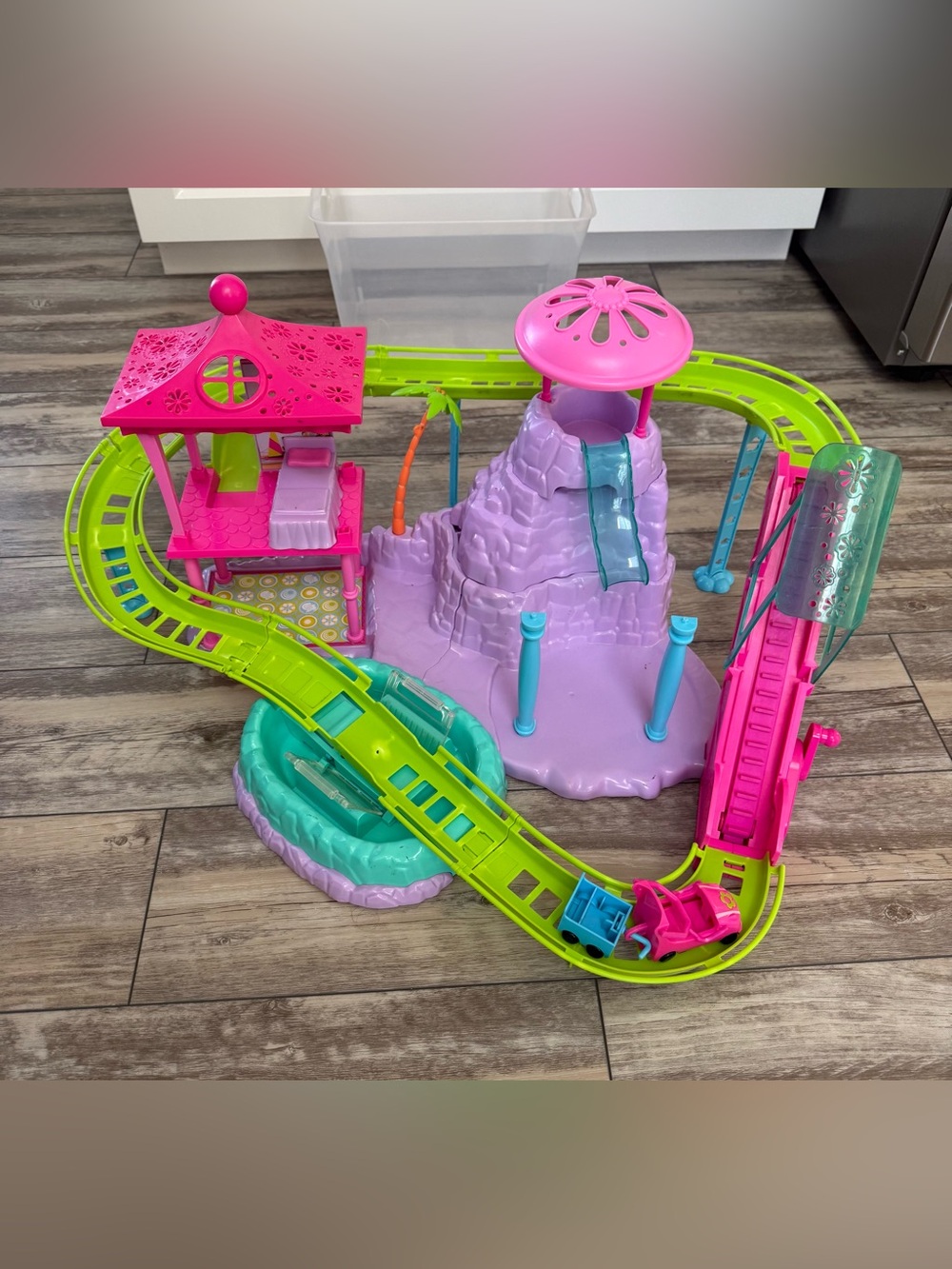 2000s Polly Pocket Roller Coaster Play Set - Picture 2 of 2